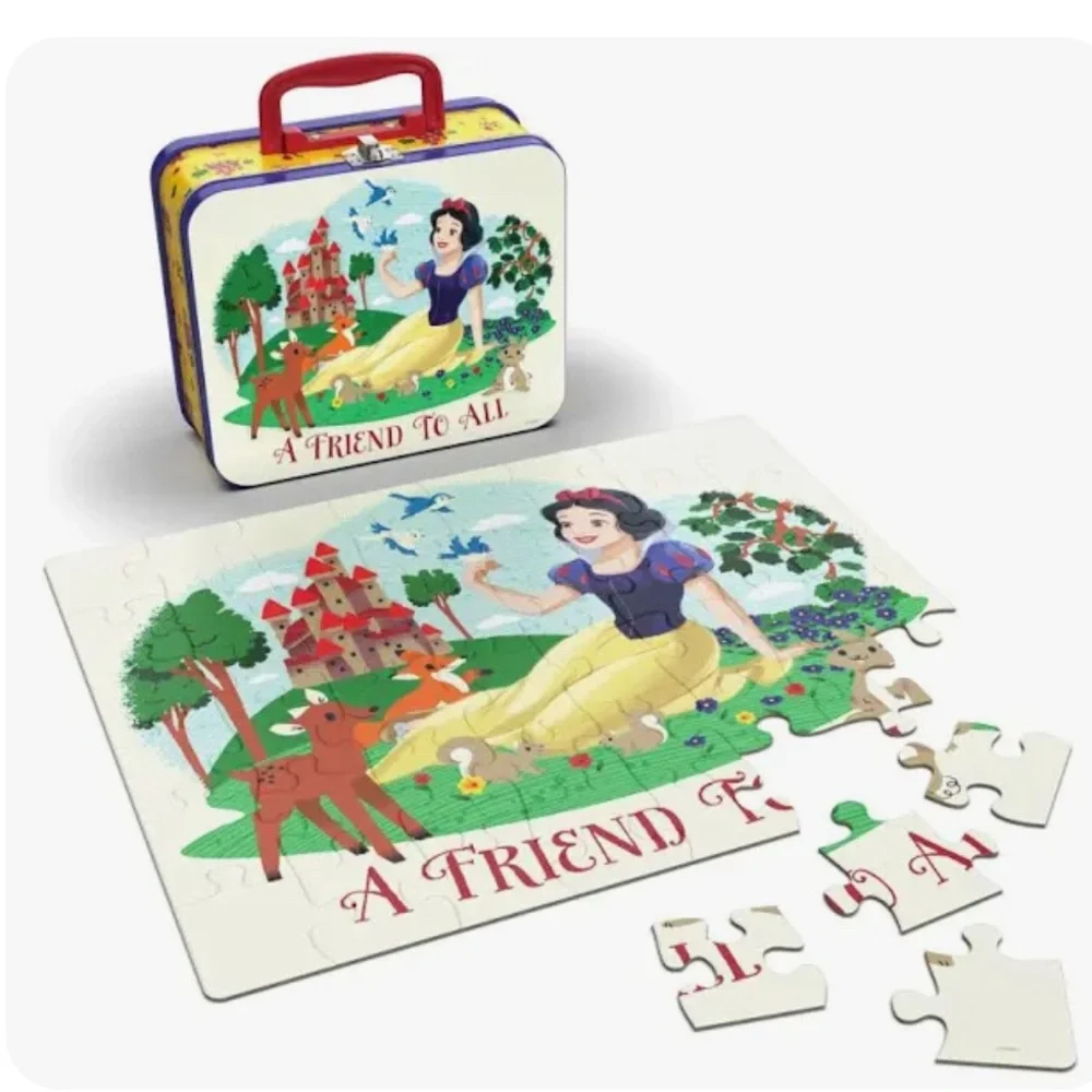 Disney Snow White 48-Piece Puzzle and Lunchbox NWT - Picture 3 of 4